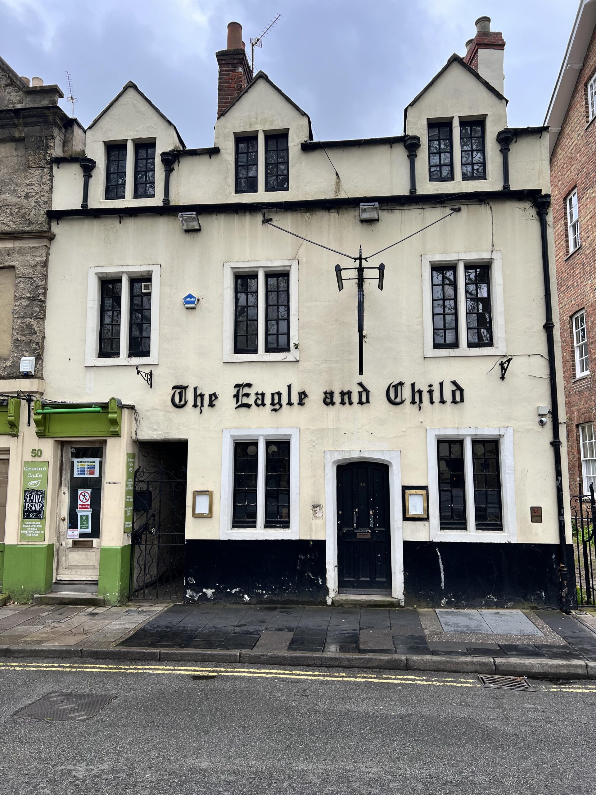 The Eagle and Child pub, Oxford — home of the Inklings